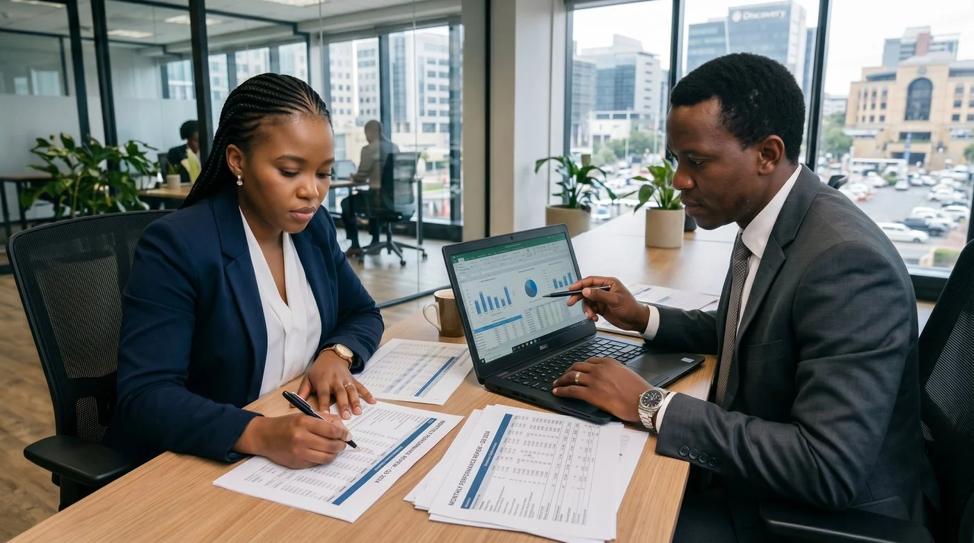 Thamani Assurance team working
